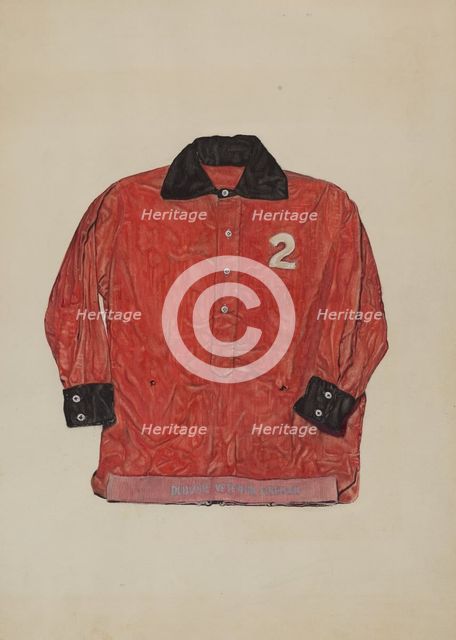 Fireman's Shirt, c. 1937. Creator: Robert Gilson.