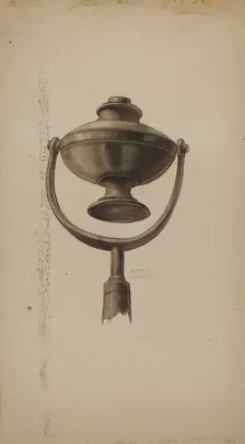 Fireman's Torch, c. 1937. Creator: Elmer G Anderson