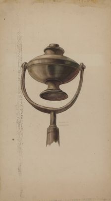 Fireman's Torch, c. 1937. Creator: Elmer G Anderson