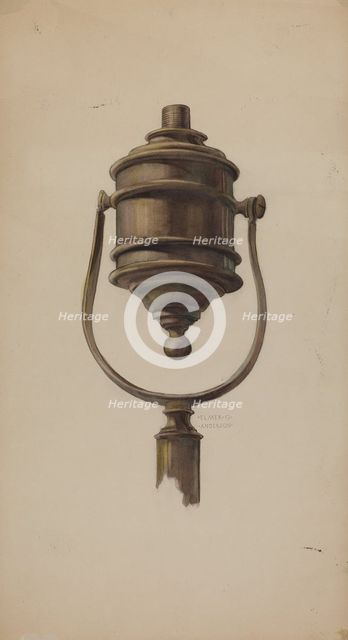 Fireman's Torch, c. 1937. Creator: Elmer G Anderson.