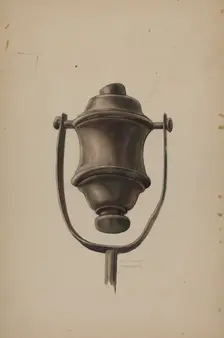 Fireman's Torch, c. 1937. Creator: Elmer G Anderson