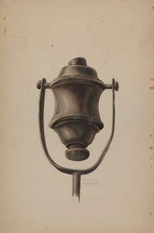Fireman's Torch, c. 1937. Creator: Elmer G Anderson
