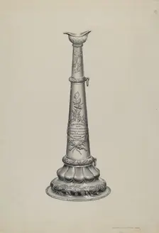 Fireman's Trumpet, 1936. Creator: Howard H. Sherman