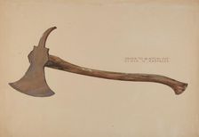 Fireman's Axe, c. 1937. Creator: Elmer G Anderson
