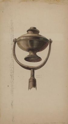 Fireman's Torch, c. 1937. Creator: Elmer G Anderson