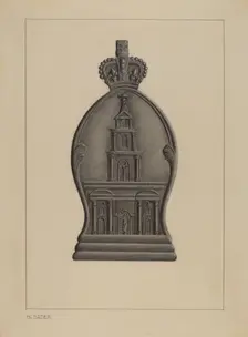Firemark, 1935/1942. Creator: Herman Bader