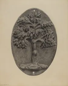 Firemark, 1935/1942. Creator: Milton Grubstein