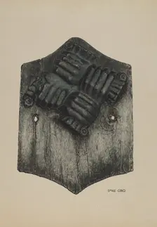 Firemark, c. 1937. Creator: Emile Cero