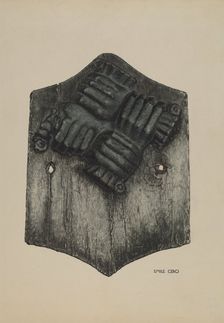Firemark, c. 1937. Creator: Emile Cero