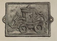 Firemark, c. 1940. Creator: Rose Campbell-Gerke