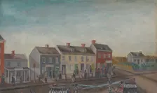 Firemen's Washing Day, 1870s. Creator: William P. Chappel