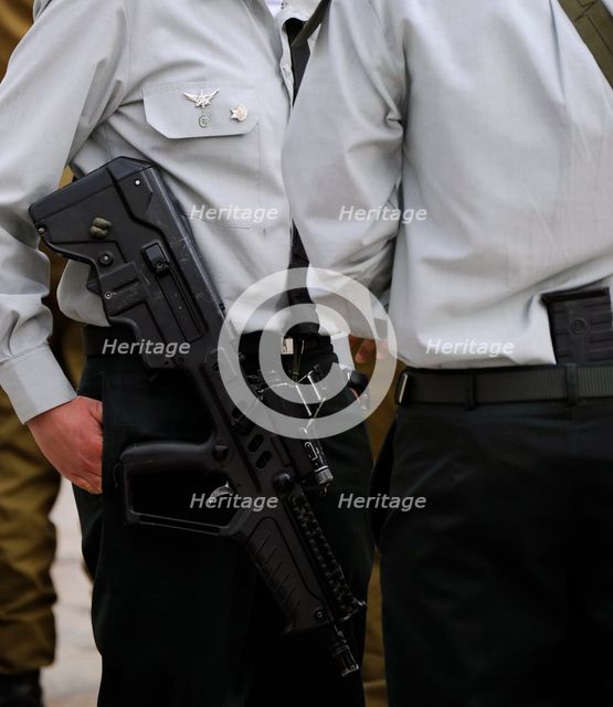 Firearms, Israel Defense Forces, Jerusalem, Israel, 2013. Creator: LTL.