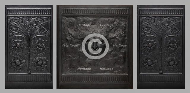 Fireback, c. 1882. Creator: Wellington and Burrage.