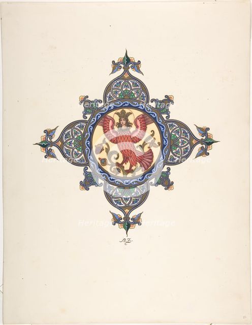 Firebird as Tsarevna, c. 1925. Artist: Zvorykin, Boris Vasilievich (1872-after 1935)
