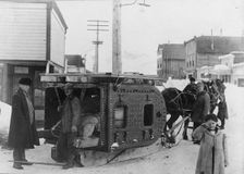 Firebox for first Copper River steamer, between c1900 and 1927. Creator: Hunt, Phinney S.