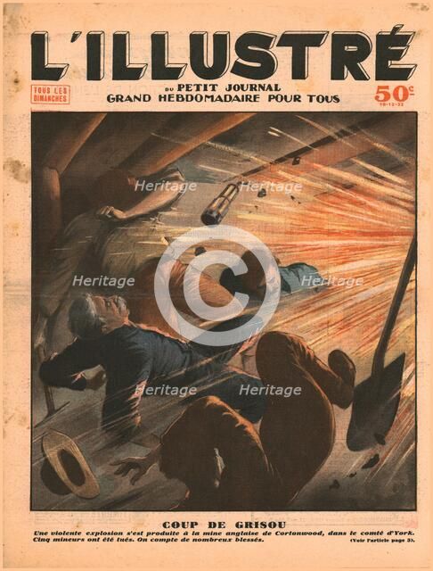 Firedamp explosion, 1932.  Creator: Unknown.