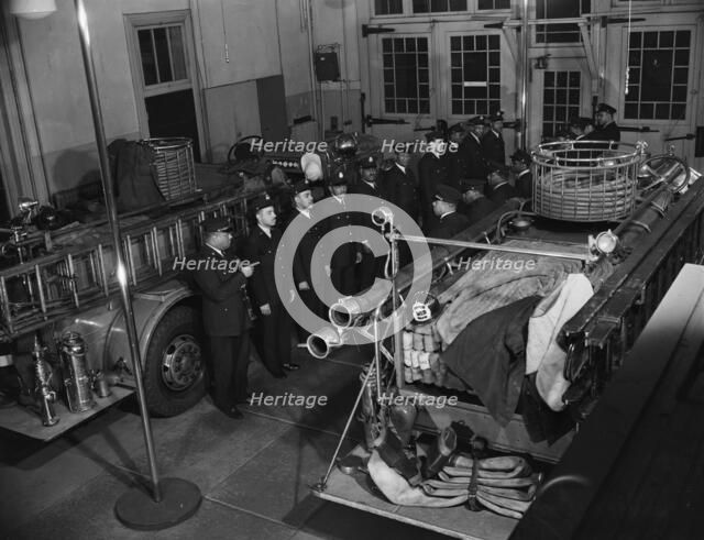 Firehouse station no. 4, Washington, D.C., 1943. Creator: Gordon Parks.