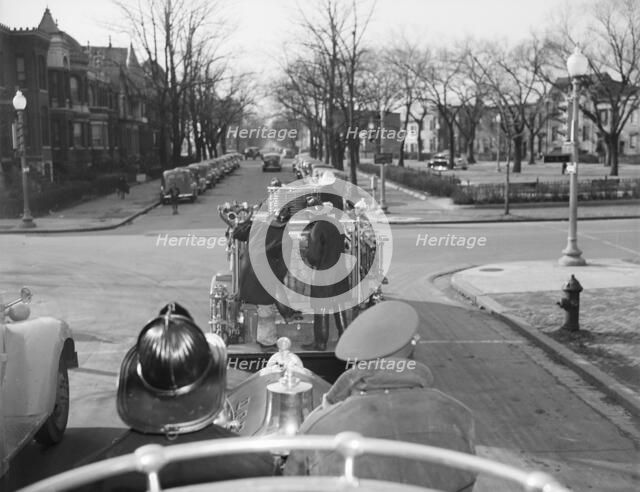 Firehouse station no. 4, Washington, D.C., 1943. Creator: Gordon Parks.