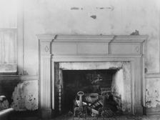 Fireplace, New Orleans or Charleston, South Carolina, between 1920 and 1926. Creator: Arnold Genthe
