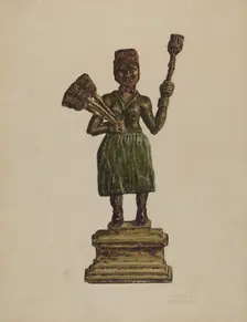 Fireplace Ornament, c. 1939. Creator: Andrew Topolosky