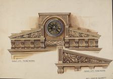 Fireplace, c. 1936. Creator: Wellington Blewett
