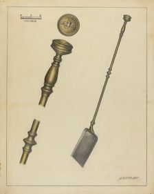 Fireplace Equipment, 1935/1942. Creator: Jack Staloff