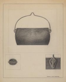 Fireplace Pot, c. 1937. Creator: Francis Law Durand