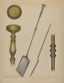 Fireplace Shovel, c. 1936. Creator: Arsen Maralian