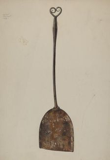 Fireplace Shovel, c. 1942. Creator: Albert Geuppert