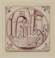 Fireplace Tile, c. 1936. Creator: John Dixon