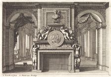 Fireplaces and Other Interior Decorations. Creator: Jean Lepautre