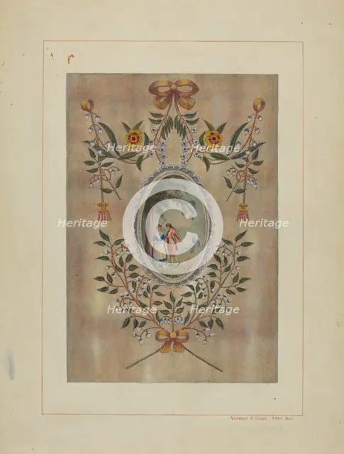 Firescreen, c. 1938. Creator: Vincent P. Rosel.