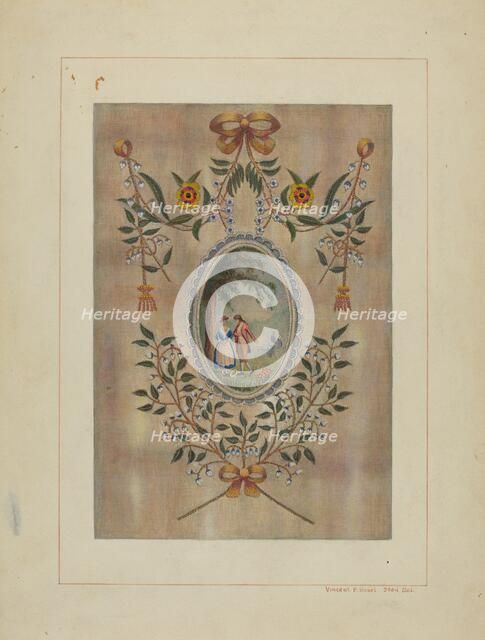 Firescreen, c. 1938. Creator: Vincent P. Rosel.