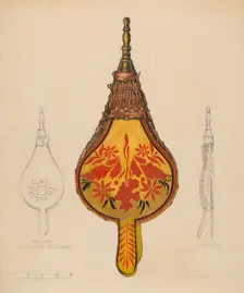 Fireside Bellows, c. 1937. Creator: Grace Halpin