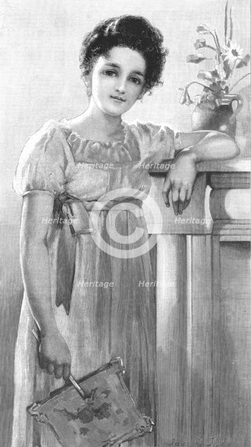 ''"Fireside Fancies" after Miss Ida R. Taylor, exhibited at the Royal Academy', 1890. Creator: Unknown.