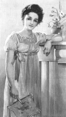 '"Fireside Fancies" after Miss Ida R. Taylor, exhibited at the Royal Academy 1890. Creator: Unknown