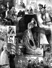 Fireside Fancies, drawn by Hal Ludlow, 1883. Creator: Unknown