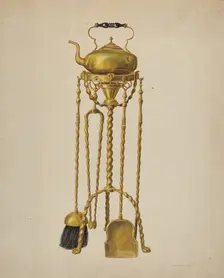 Fireside Set, c. 1938. Creator: Hans Mangelsdorf