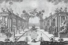 Fireworks on the occasion of the coronation of Empress Catherine II in September 1762 in Moscow, 176