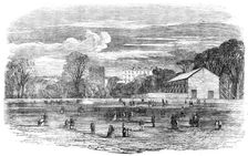 Fireworks Building for the Peace Celebration, in Hyde-Park, 1856. Creator: Unknown