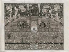 Fireworks for Charles VI on October 1, 1731 in Braunschweig, 1731