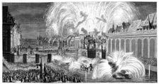 Fireworks, Strasbourg, 1744, (1885)