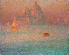 Fireworks. Winter Morning in Venice, 1907. Artist: Le Sidaner, Henri (1862-1939)