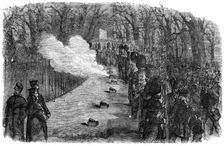 Firing of the Park Guns [after peace is declared], 1856. Creator: Unknown