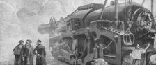 Firing the 111-Ton Gun...at Woolwich, June 1887 (1901). Creator: Unknown