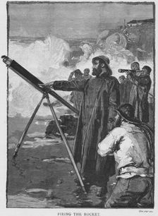 Firing The Rocket c1880