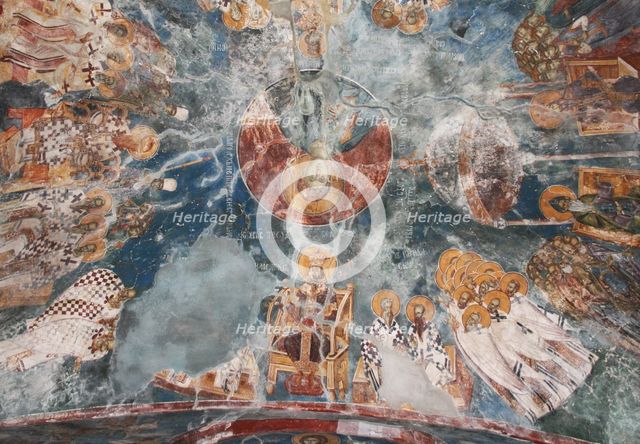 First Council of Constantinople, 14th century. Artist: Anonymous  