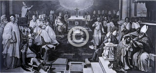 First Council of Constantinople, held in 381 under Pope St. Damasus and the reign of Theodosius '…
