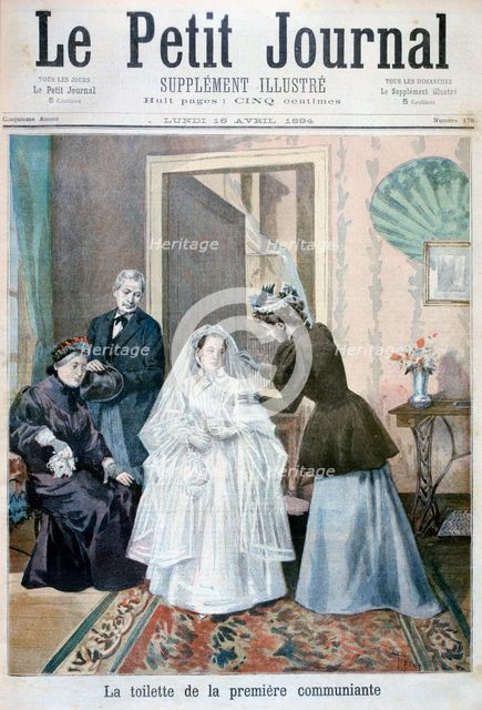 First communicant, 1894. Artist: Oswaldo Tofani