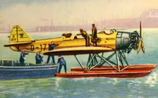 First catapult post delivery, 1929, (1932). Creator: Unknown
